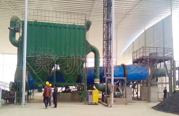 泥土類烘干機現場圖