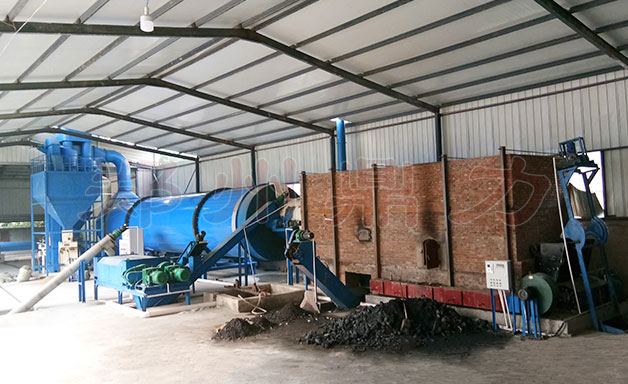酒糟飼料烘干機現(xiàn)場圖