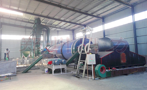 玉米秸稈烘干機(jī)現(xiàn)場