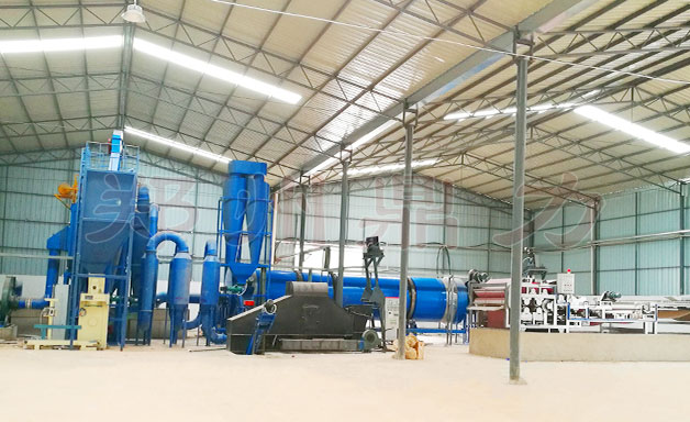 豆渣烘干機(jī)設(shè)備圖