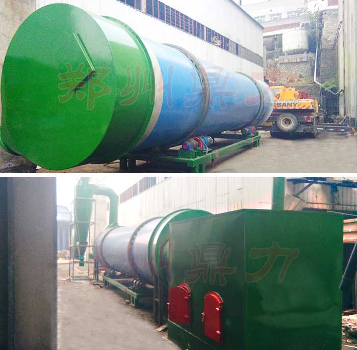 山東酒糟烘干機(jī)現(xiàn)場(chǎng)成套設(shè)備圖