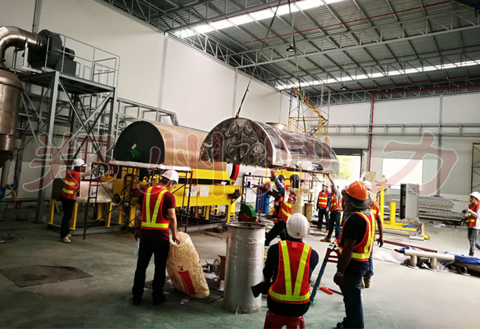 泰國(guó)酵母烘干機(jī)安裝