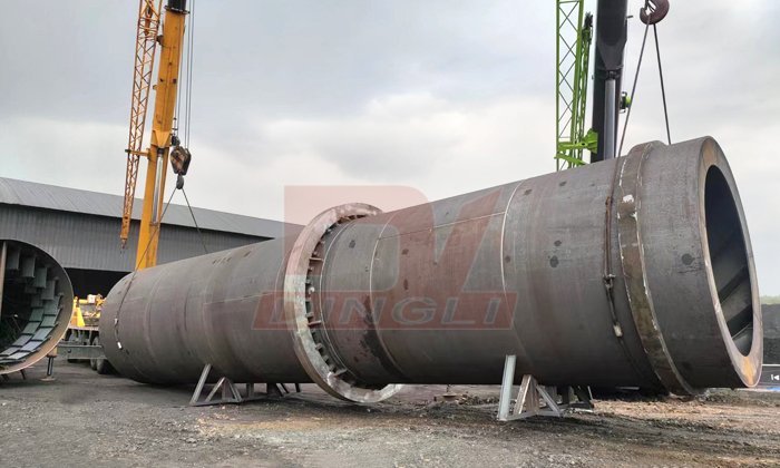 鼎力煤泥烘干機(jī)安裝現(xiàn)場(chǎng)圖