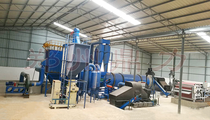 云南攪拌式馬鈴薯渣滾筒烘干機(jī)現(xiàn)場圖