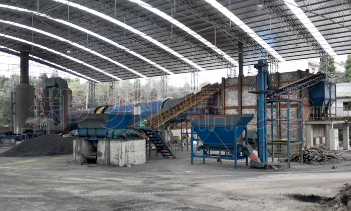 鼎力煤泥烘干機設(shè)備貴州項目現(xiàn)場圖片